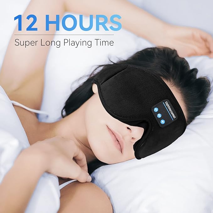 FitGear Pro™ Bluetooth Sleep Mask Headphones