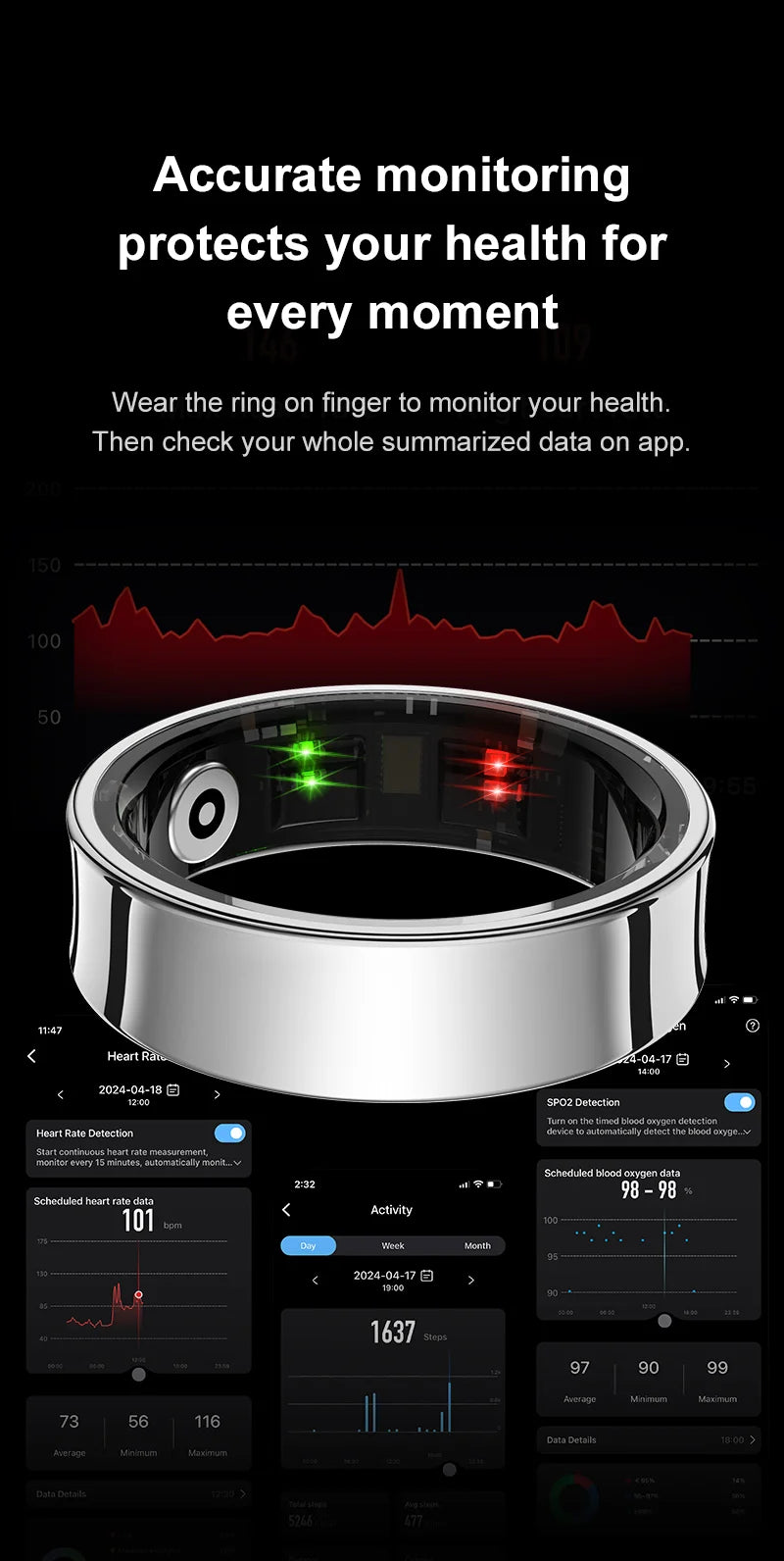 FitGear Pro™ Smart Health Ring